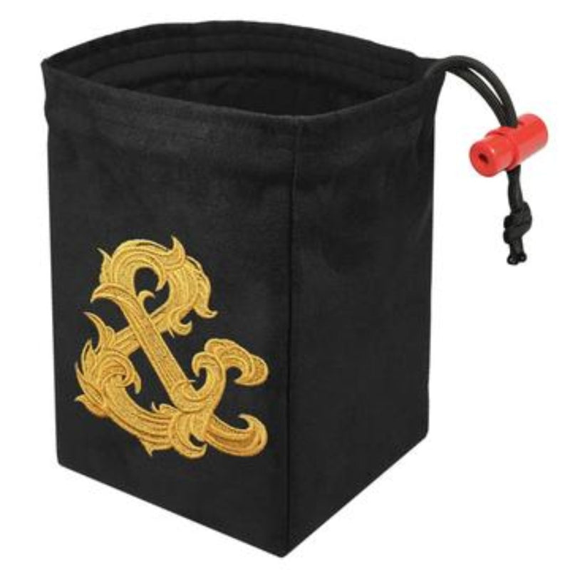 GILDED AMPERSAND - EMBROIDERED DICE BAG