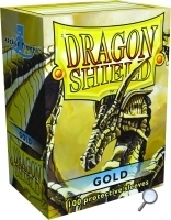 Dragon Shields (100) Gold Card Sleeves