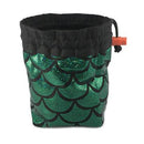 Green Mermaid Dice Bag