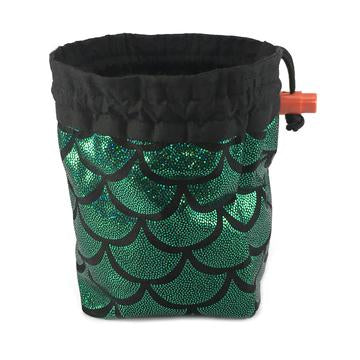 Green Mermaid Dice Bag