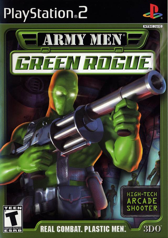 Army Men Green Rogue Playstation 2 Front Cover