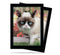 Grumpy Cat with Flowers - Standard Size Deck Protectors (50)