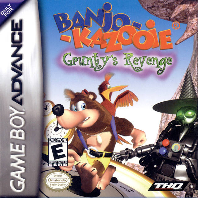 Banjo - Kazooie Grunty's Revenge NInendo Gameboy Advance Front Cover