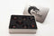Hollow Dragon Dice: Black with Orange - Old School 7 Piece RPG Metal Dice Set