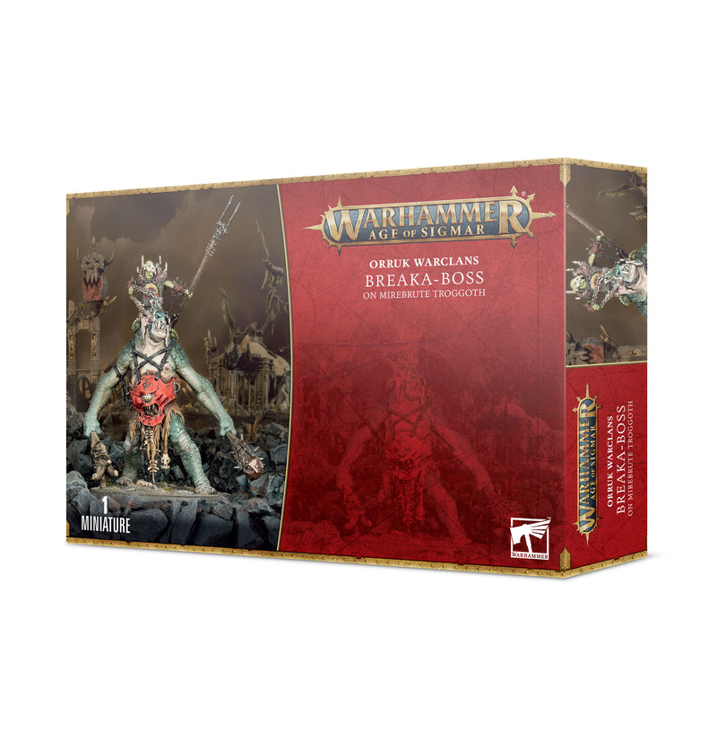 Breaka-Boss On Mirebrute Troggoth Orruk Warclans - Age of Sigmar