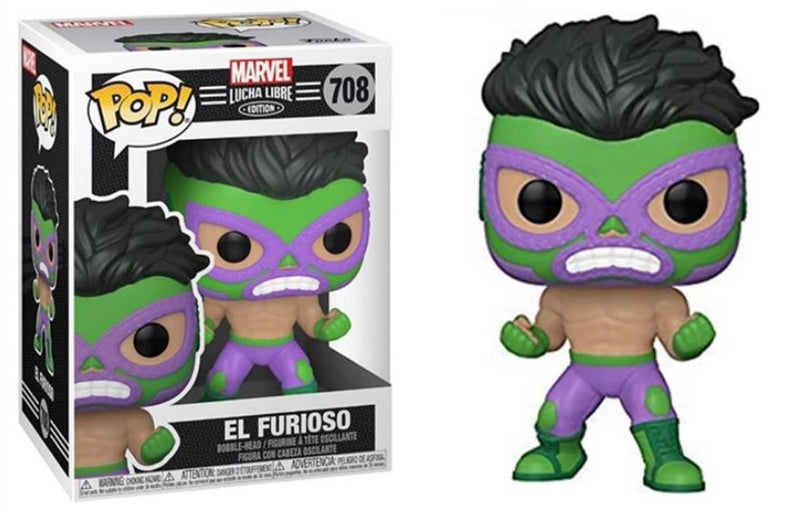 Funko Pop! Marvel: Lucha Libre Edition - El Furioso (708)