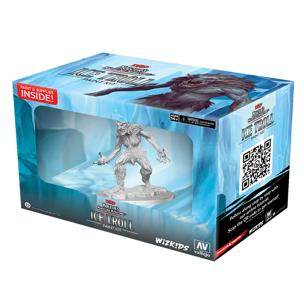 Ice Troll Paint Night Kit - Dungeons & Dragons Nolzur's Marvelous Miniatures