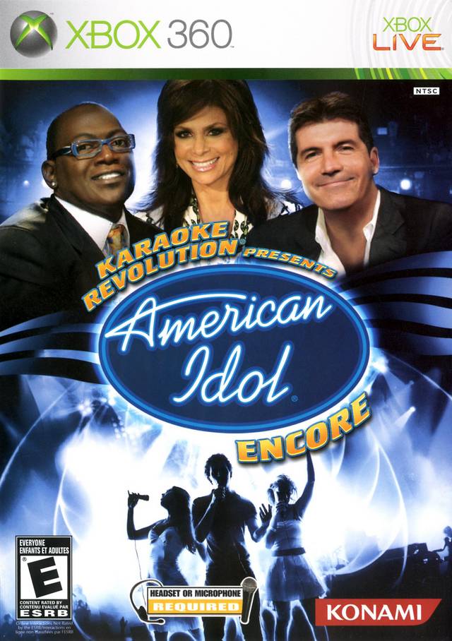 American Idol Encore Xbox 360 Front Cover