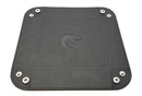 Old School RPG Dice Rolling Tray: Square - Black w/ Black Back