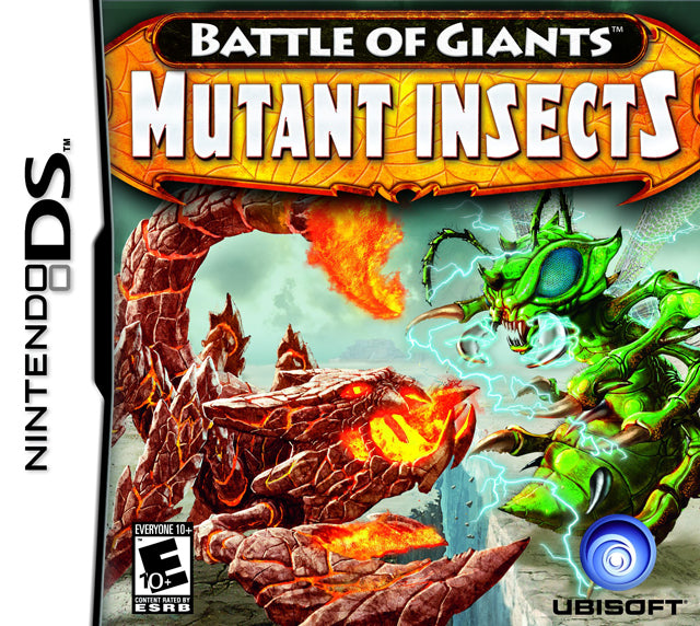 Battle of Giants Mutant Insects Nintendo DS Front Cover