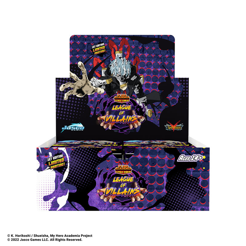 League of Villains First Edition Booster Box - My Hero Academia CCG