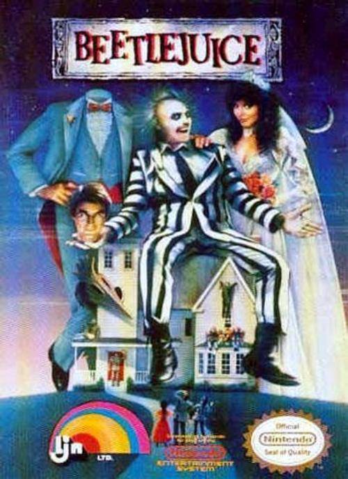 Beetlejuice Nintendo Entertainment System NES Front Cover