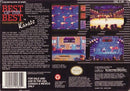 Best of the Best Championship Karate  Super Nintendo SNES Back Cover