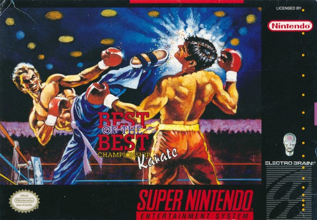 Best of the Best Championship Karate  Super Nintendo SNES Front Cover