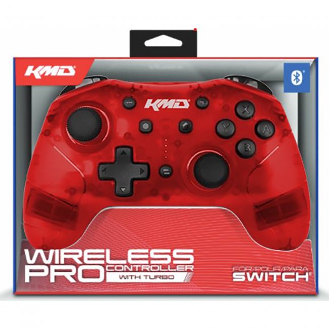 Nintendo Switch KMD Wireless Pro Controller Red