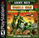 Army Men World War Land Sea and Air Playstation 1 Front Cover
