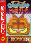 Garfield Caught In The Act Front Cover 
- Sega Genesis Pre-Played