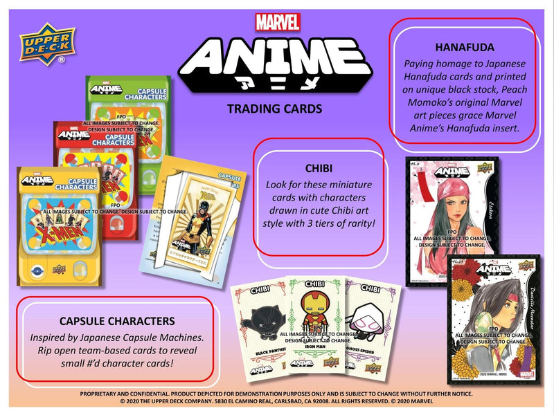 Marvel Anime 2020 Hobby Box possible contents