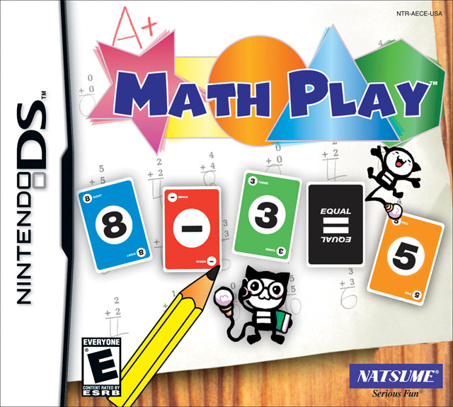 Math Play Front Box Art - Nintendo DS