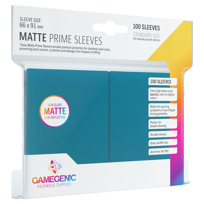 Gamegenic Standard Size Matte Prime Sleeves Blue
