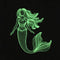 Glow in the Dark Dice Bag - Dimensional Mermaid