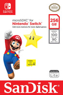 SanDisk 256GB MicroSDXC UHS-I Memory Card - Nintendo Switch Pre-Played