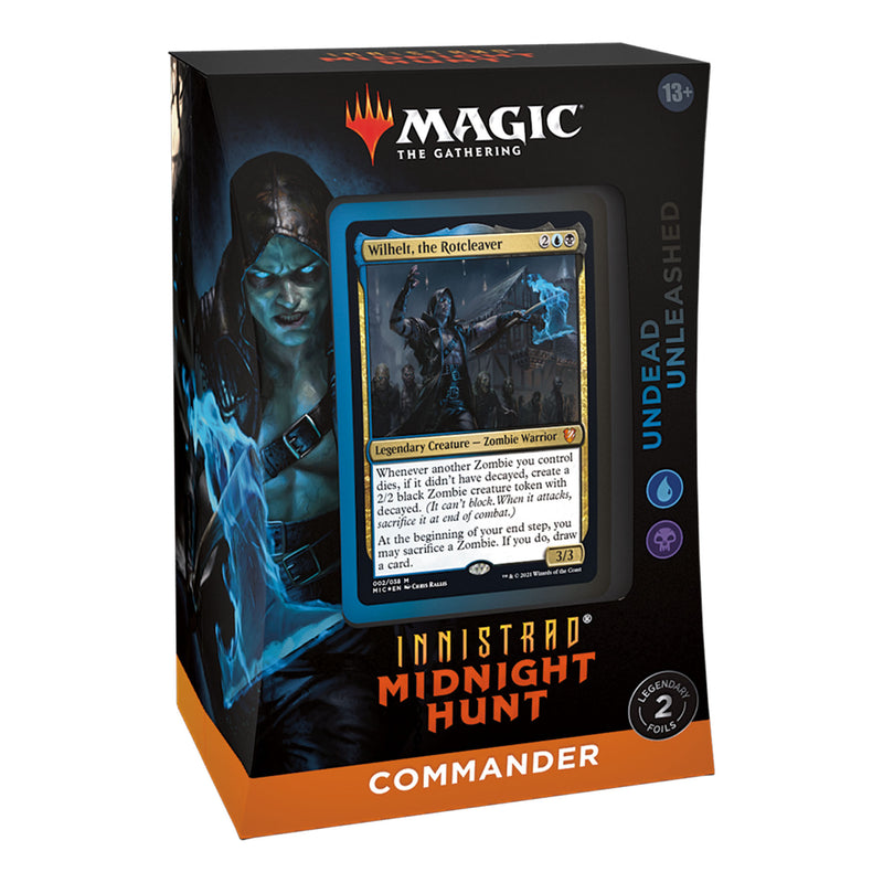 Innistrad Midnight Hunt Commander Deck - Undead Unleashed - Magic The Gathering TCG