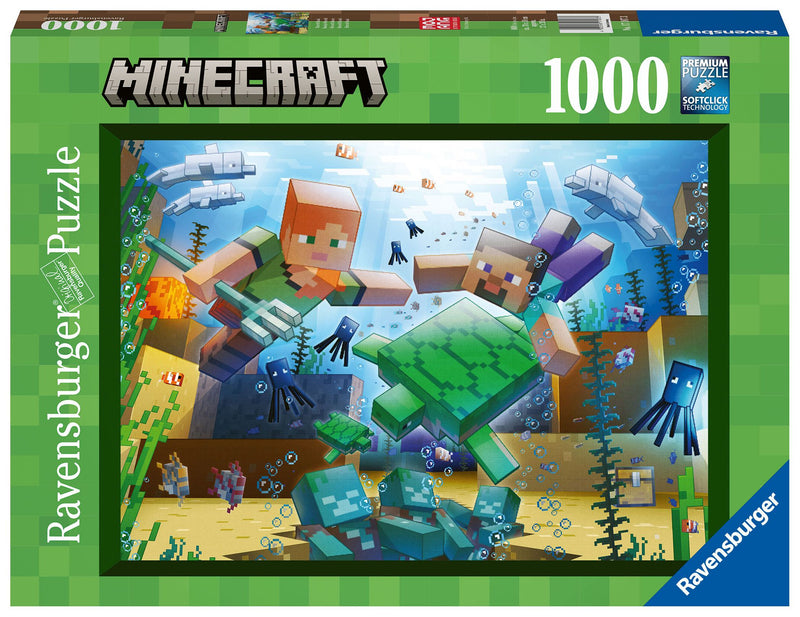 Minecraft Mosaic 1000 Piece Puzzle