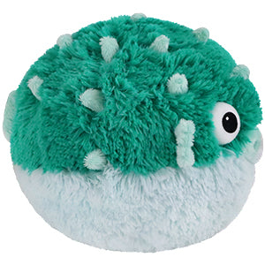 Teal Pufferfish 7" - Mini Squishable