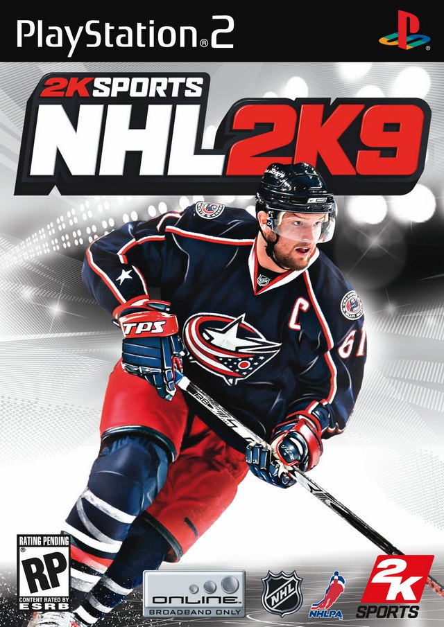 NHL 2K9 Front Cover - Playstation 2 Pre-Played