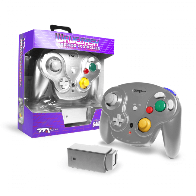 Nintendo Gamecube Wireless Wavedash Controller - Silver