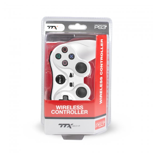 Playstation 3 Wireless Controller White - TTX Tech