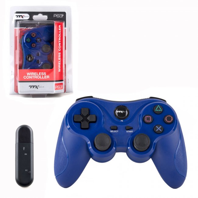 Playstation 3 Wireless Controller Blue - TTX Tech