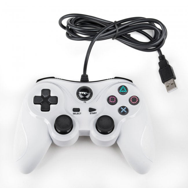 Playstation 3 Wired Controller White - TTX Tech