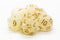 Pearl Drop Shimmer White with Gold - Old School 7 Piece RPG Dice Set