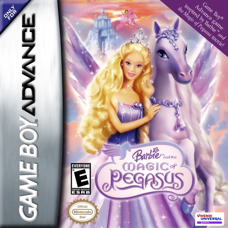 Barbie Magic of Pegasus Nintendo Gameboy Advance Front Cover