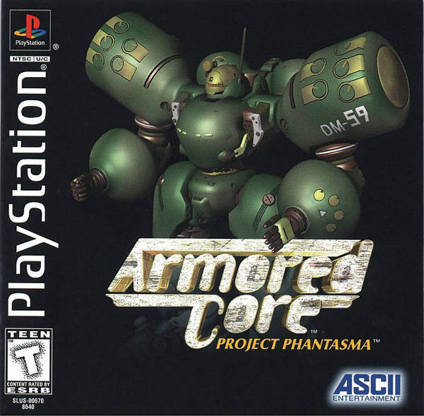 Armored Core 2: Project Phantasma Playstation 1 Front Cover