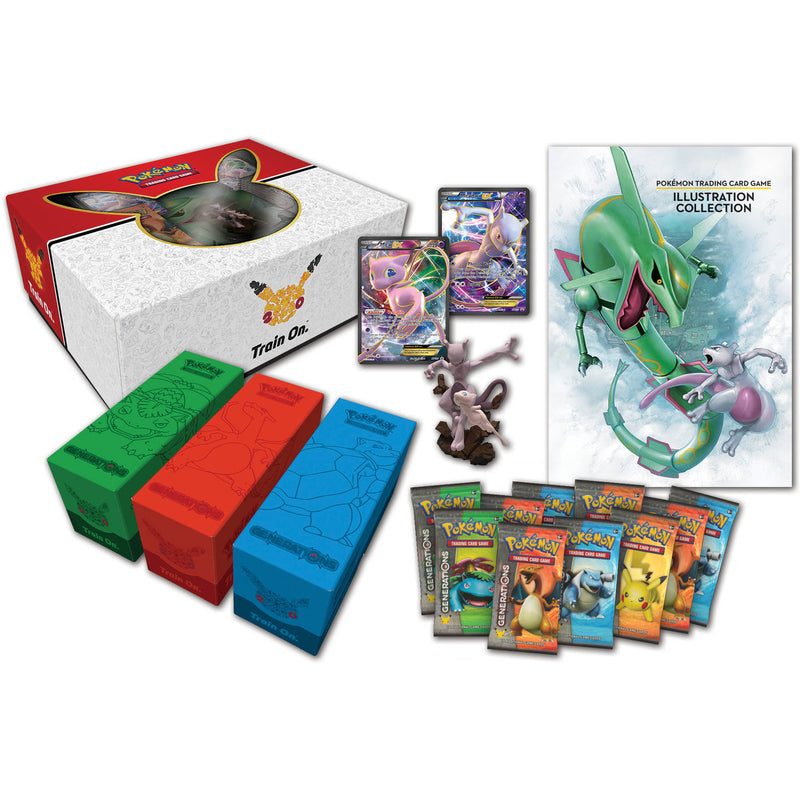 Contents of Super Premium Collection Mew and Mewtwo Pokemon TCG