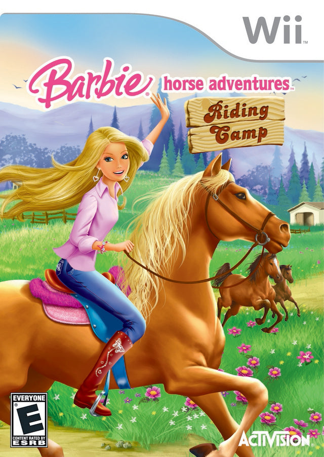 Barbie Horse Adventures Riding Camp NIntendo Wii Front Cover