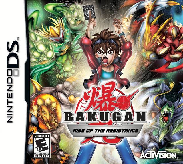 Bakugan Rise of the Resistance Nintendo DS Front Cover