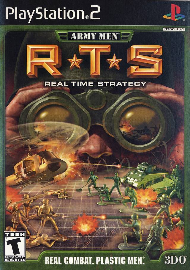 Army Men RTS Real Time Strategy Playstation 2 Front Cover