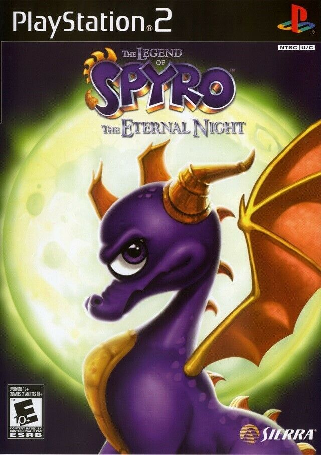 The Legend of Spyro: The Eternal Night Front Cover - Playstation 2 Pre-Played