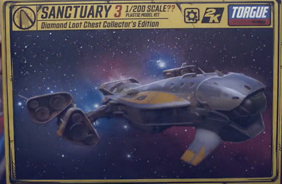 Borderlands 3 Sanctuary 3 Ship Model Kit - Diamond Loot Chest Exclusive