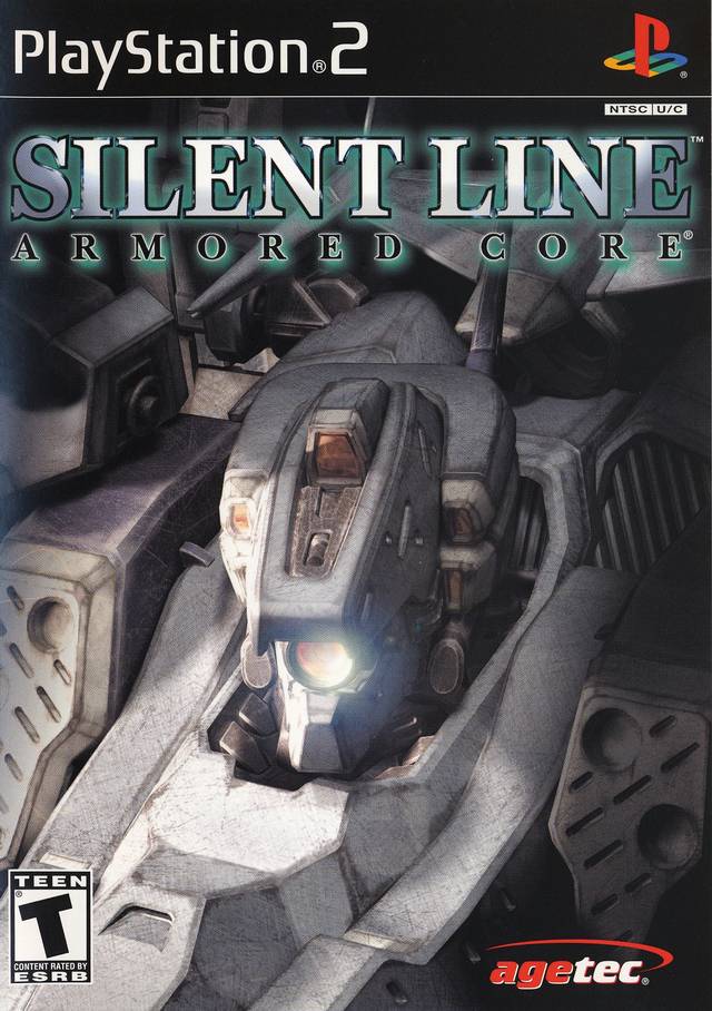Armored Core Silent Line Playstation 2 Front Cover