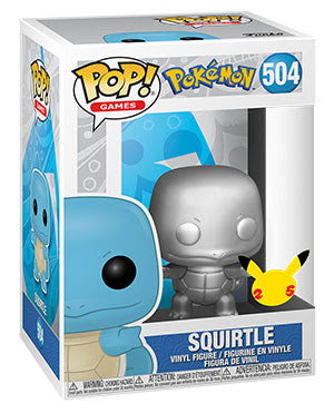 Pop! Games Pokemon - Squirtle (Silver) 504