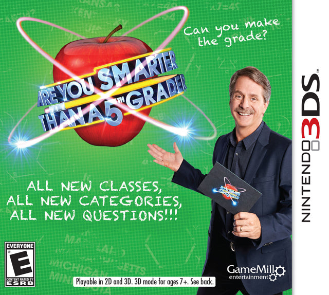 Are You Smarter Than a 5th Grader Nintendo 3DS Front Cover