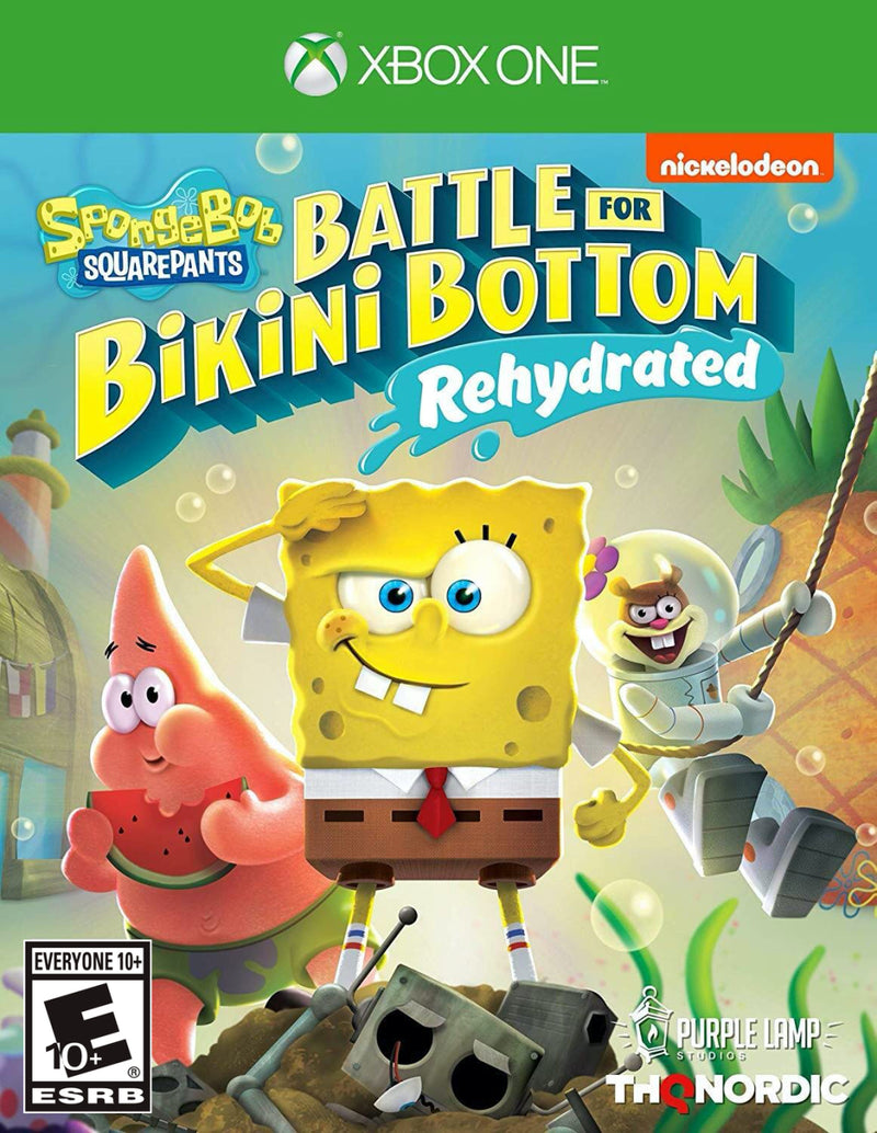 Spongebob Squarepants: Battle for Bikini Bottom Rehydrated Front Cover - Xbox One