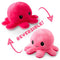 Double Pink Octopus - Reversible Mini Plush