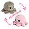 Pink and Gray Octopus - Reversible Mini Plush