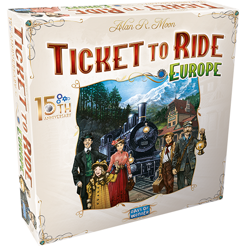Ticket to Ride Europe 15th Anniversary Edition